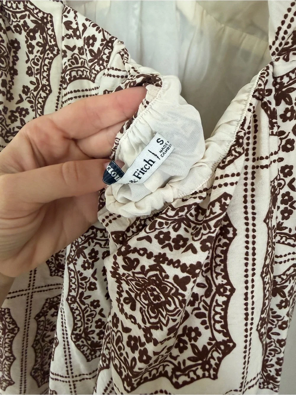 Abercrombie & Fitch print discontinued
